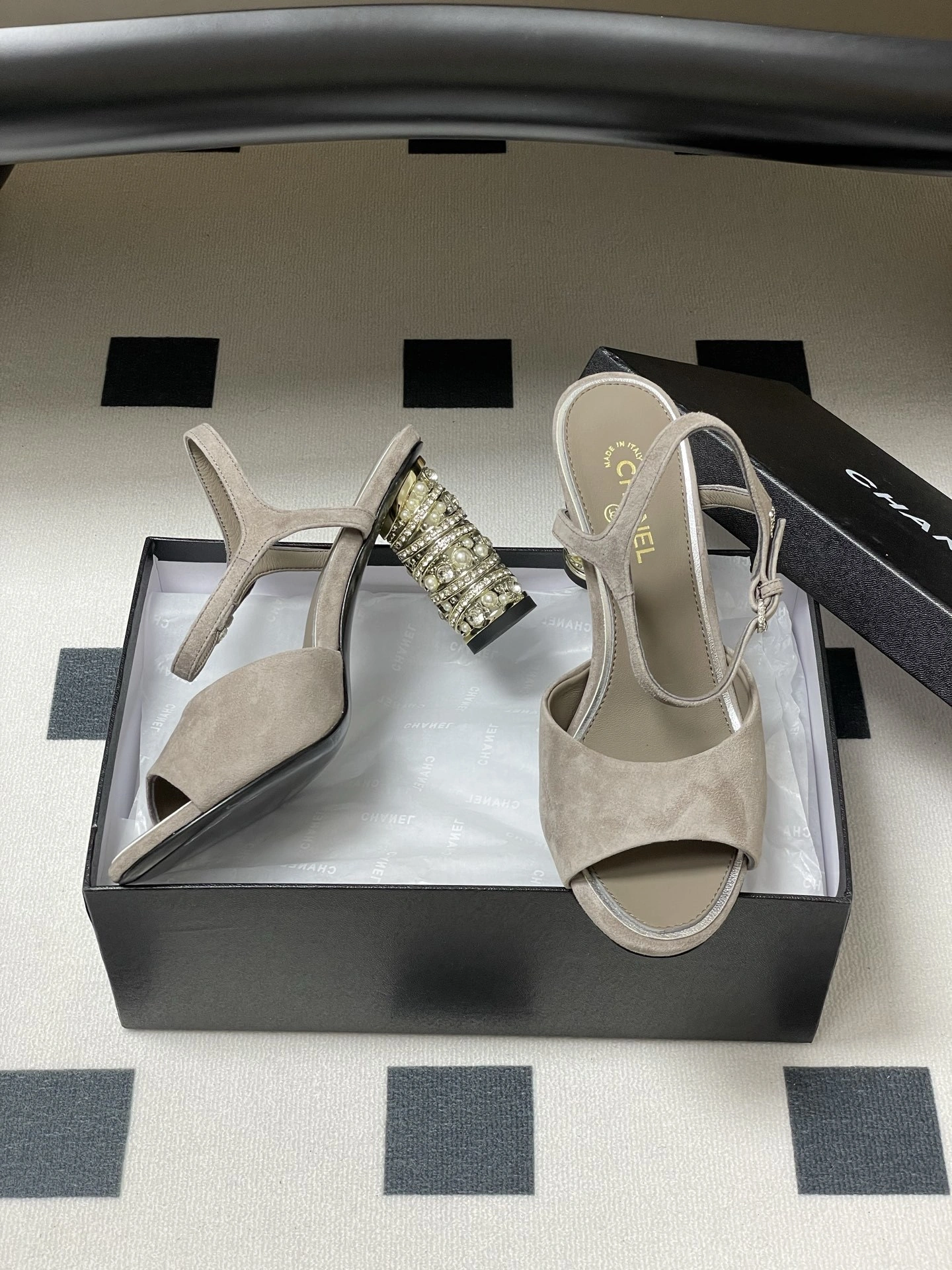 COCO-- 3h1958 G46097 B18550 NAAJY sheepskin Heel height：8.5CM item:E-X158C2040